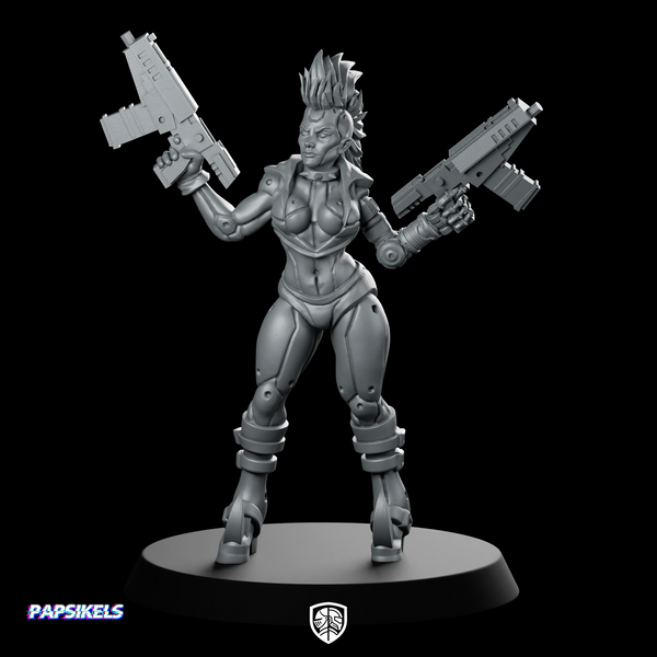 Streetpunk Mawi Taylor Cyborg Gunfighter
