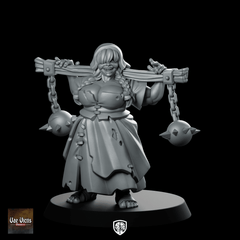 Strong Woman Miniature Ogress Prisoner - Vae Victis - We Print Miniatures