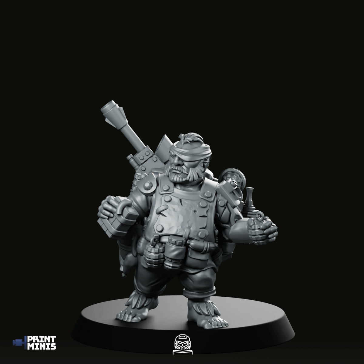 Stubkin 6 Miniature - PrintMinis - We Print Miniatures