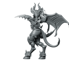 Succubus Hellmaiden Miniature Demonic Winged Fiend - CastNPlay - We Print Miniatures