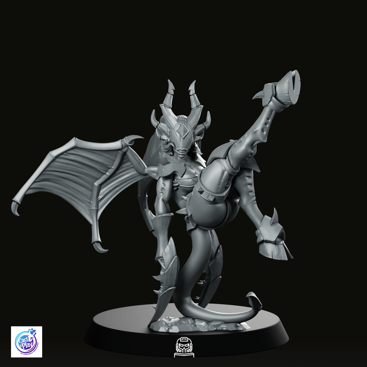 Succubus Speaker Miniature - CastNPlay - We Print Miniatures