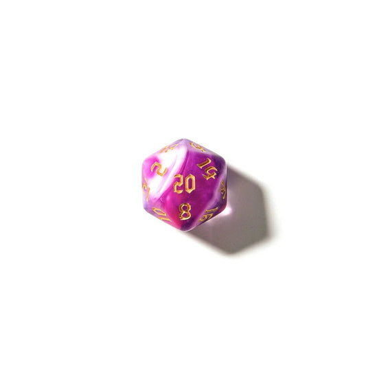 Sugarplum Swirl | Acrylic Dice | 7 Piece Set - Tabletop Dominion - We Print Miniatures