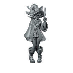 Sorceress Sunny Mage Miniature Witch Wizard Character Miniature 360 Spin 01