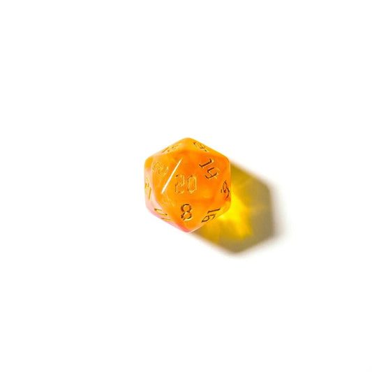 Sunset Dream | Acrylic Dice | 7 Piece Set - Tabletop Dominion - We Print Miniatures