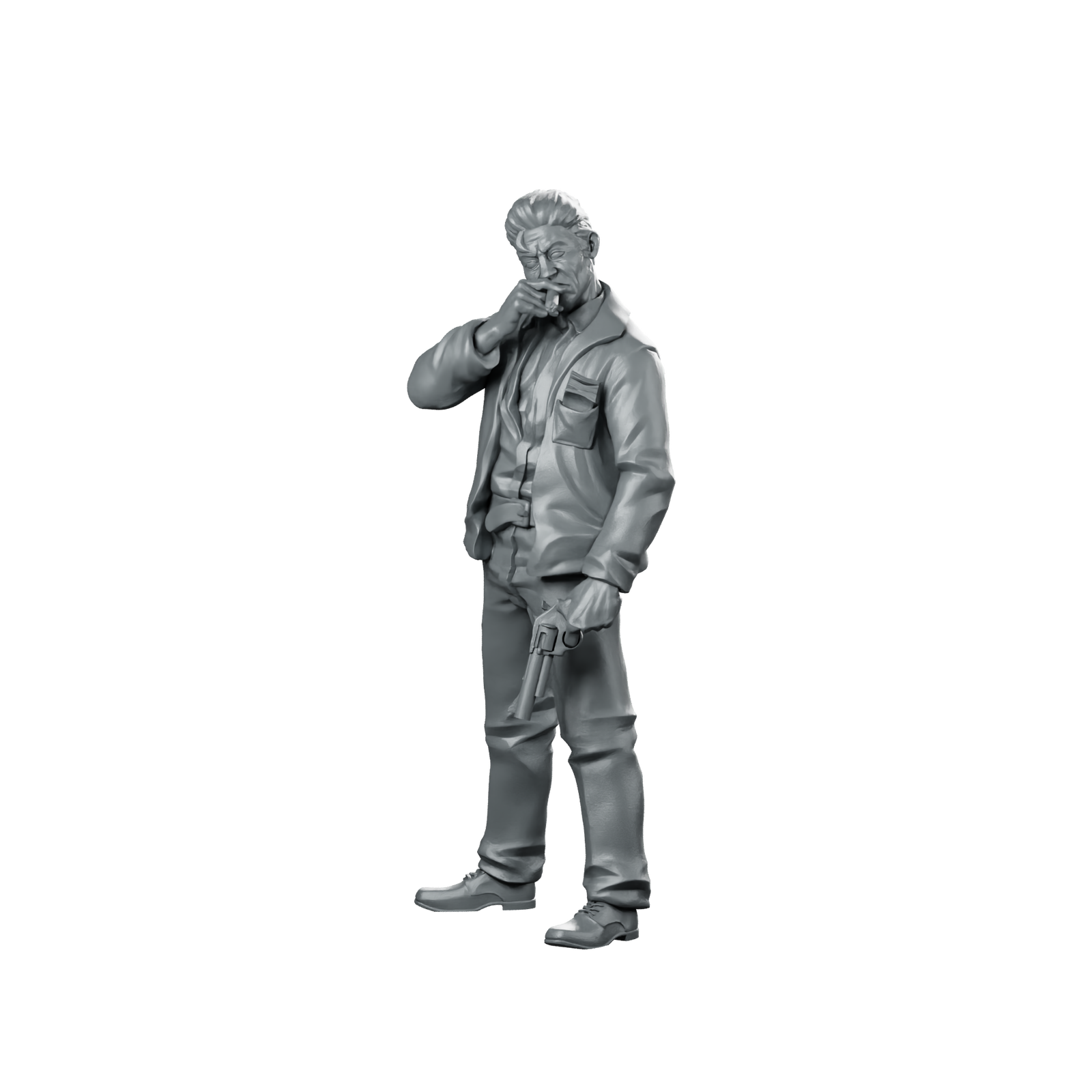 Survivor1 Miniature Survivor Grizzled Gunman Cigar Miniature 360 Spin 01