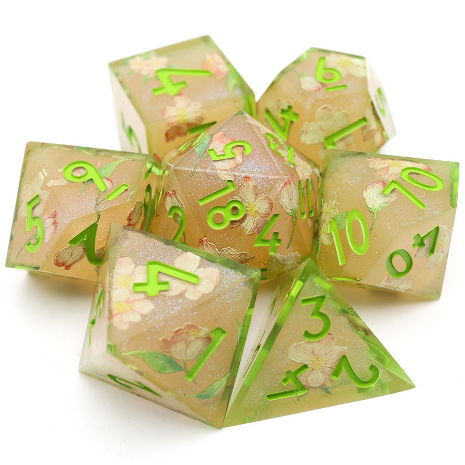 Sweet Snap | Art Core Dice| 7 Piece Set - Tabletop Dominion - We Print Miniatures