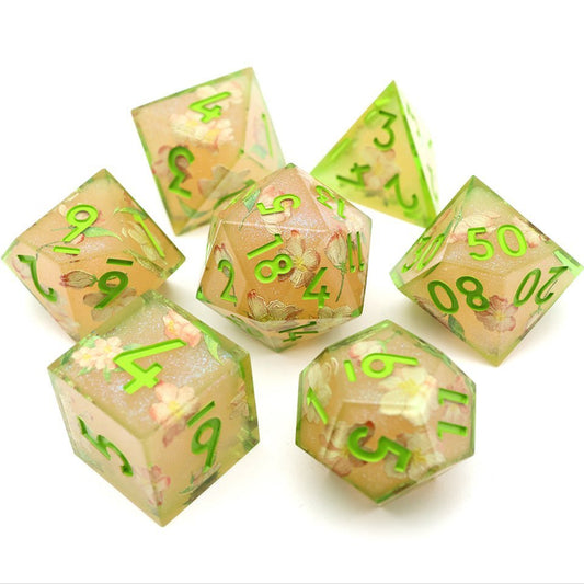 Sweet Snap | Art Core Dice| 7 Piece Set - Tabletop Dominion - We Print Miniatures