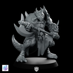 Swolbolds B Miniature Minotaur Warrior