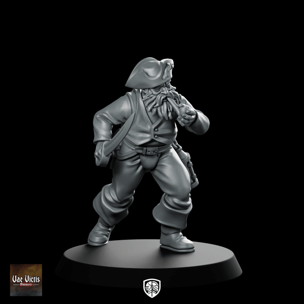 Sword For Hire 02 Miniature Veteran Sailor NPC - Vae Victis - We Print Miniatures