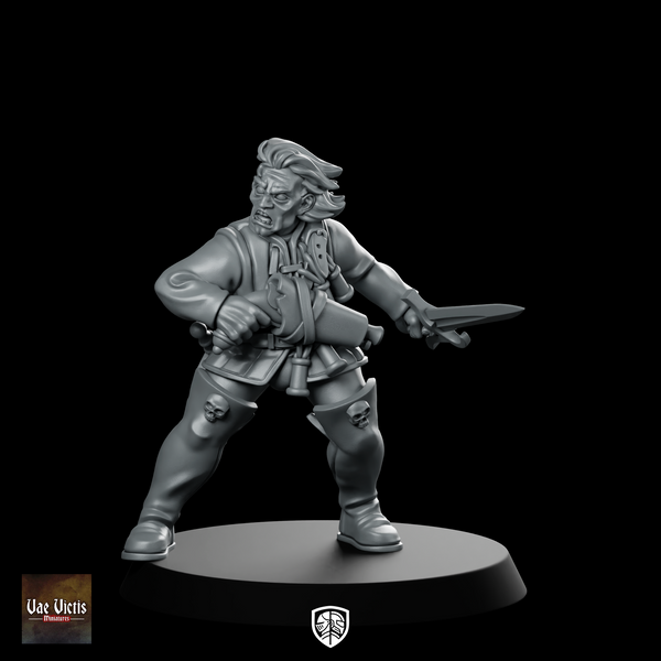 Sword For Hire 03 Miniature Grim Mercenary Swordsman