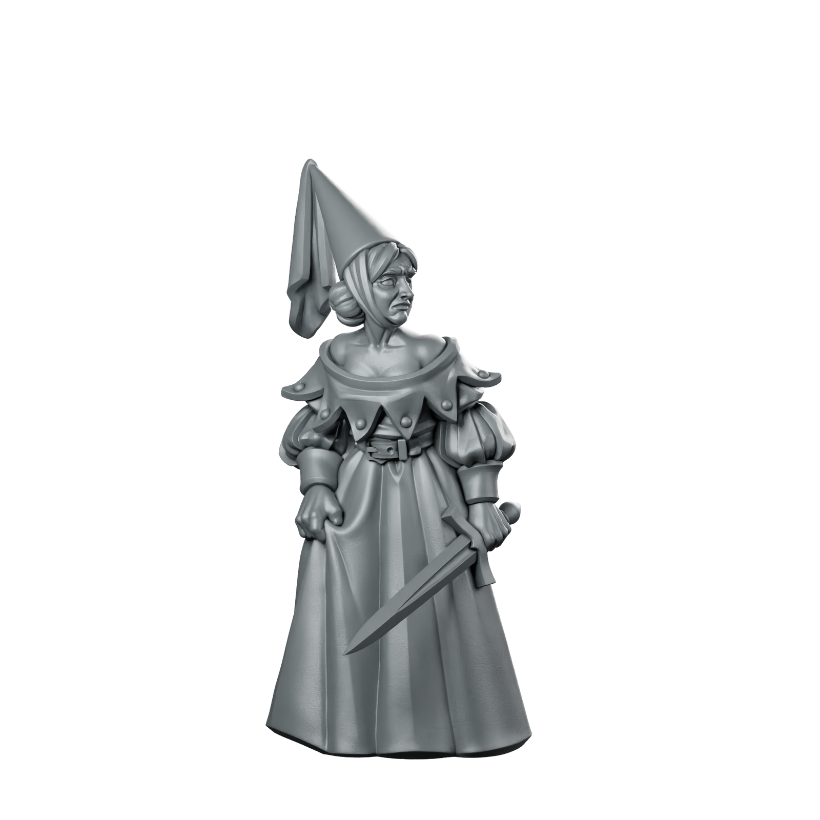 Vvm June 26 Sword Princess Miniatures Female Miniature 360 Spin 01