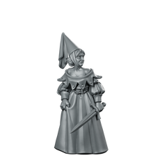 Vvm June 26 Sword Princess Miniatures Female Miniature 360 Spin 01