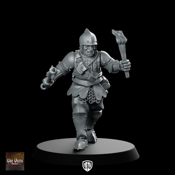 Swords For Hire 03 Miniature Armored Mercenary Fighter