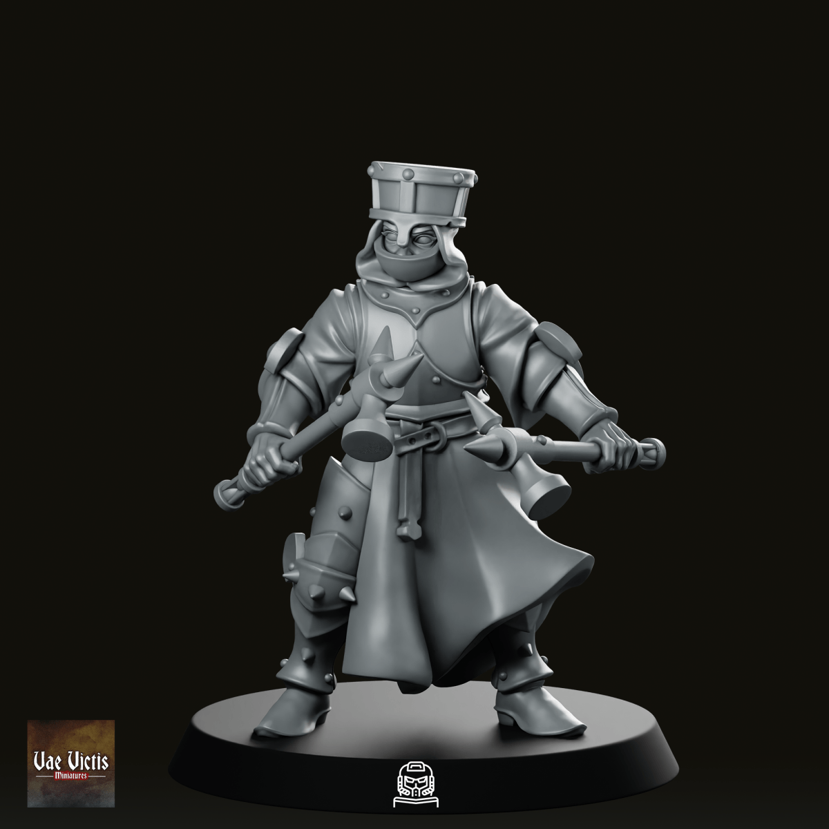 Swords For Hire Zealous Nun 02 Miniature - Vae Victis - We Print Miniatures
