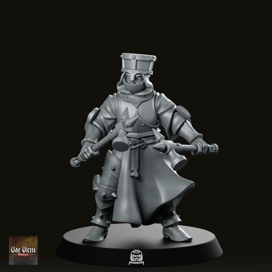 Swords For Hire Zealous Nun 02 Miniature - Vae Victis - We Print Miniatures