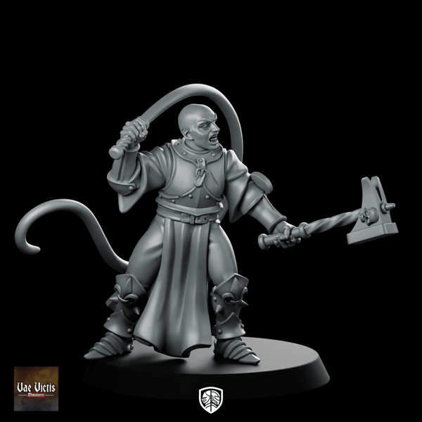 Swords For Hire Zealous Nun 04 Miniature Whip - Vae Victis - We Print Miniatures