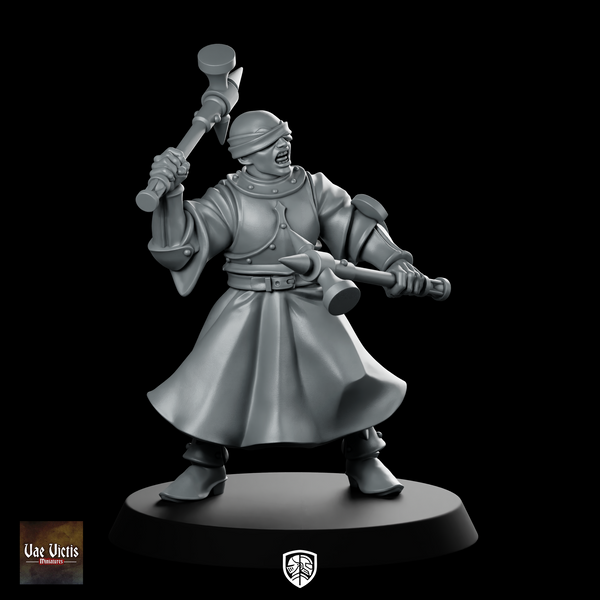 Swords For Hire Zealous Nun 06 Miniature Blindfolded