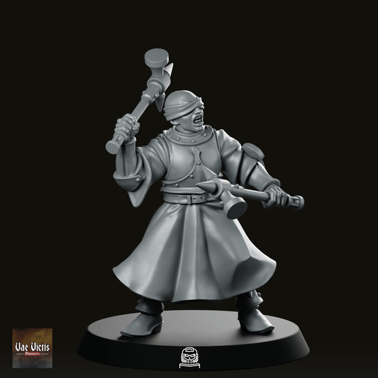Swords For Hire Zealous Nun 06 Miniature - Vae Victis - We Print Miniatures
