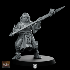 Swords For Hire Zealous Nun 07 Miniature Armored - Vae Victis - We Print Miniatures