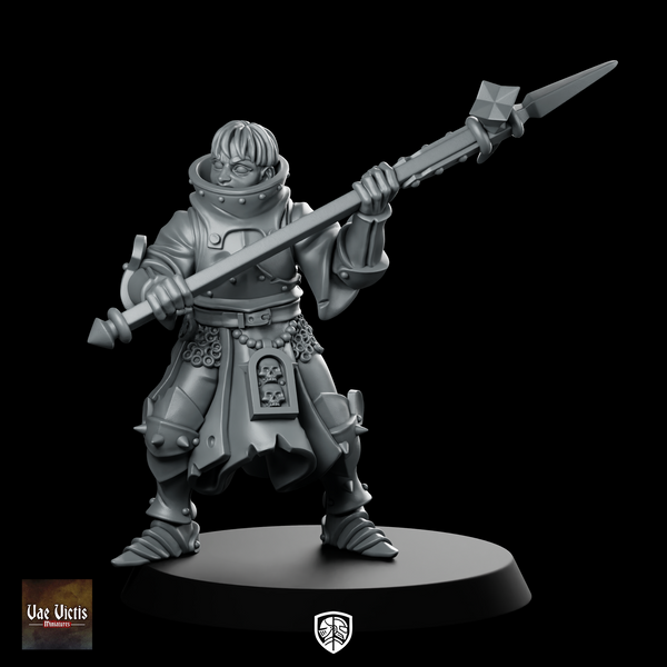 Swords For Hire Zealous Nun 07 Miniature Armored