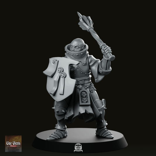 Swords For Hire Zealous Nun 08 Miniature - Vae Victis - We Print Miniatures