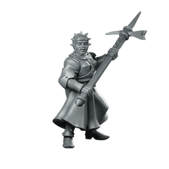 Swords For Hire Zealous Nun 05 Miniature Spiked-Helm Miniature 360 Spin 01