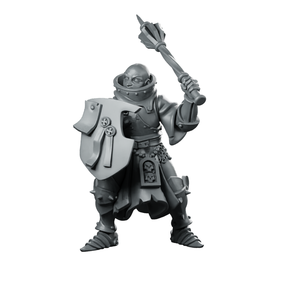 Swords For Hire Zealous Nun 08 Miniature Mace Miniature 360 Spin 01
