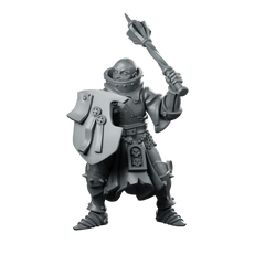 Swords For Hire Zealous Nun 08 Miniature Mace Miniature 360 Spin 01