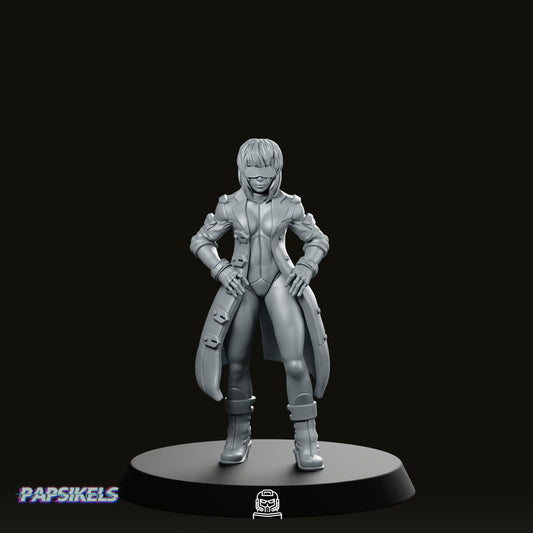 Synthetic Augmented Cybernetic Human 2nd Gig Miniature - Papsikels Miniatures - We Print Miniatures