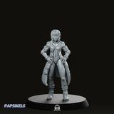 Synthetic Augmented Cybernetic Human 2nd Gig Miniature - Papsikels Miniatures - We Print Miniatures