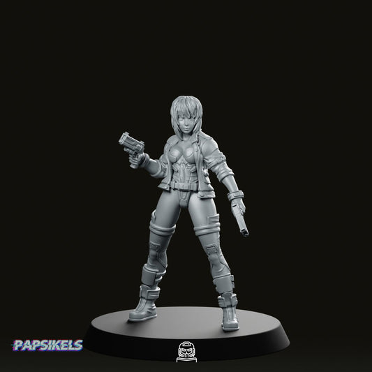 Synthetic Augmented Cybernetic Human Complex Miniature - Papsikels Miniatures - We Print Miniatures