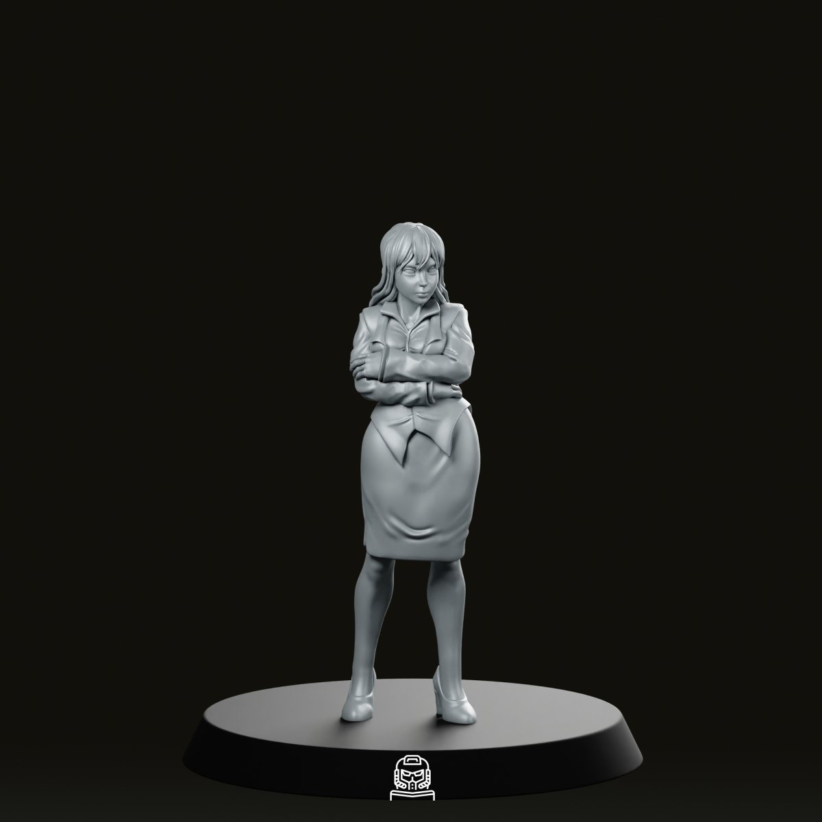 Synthetic Augmented Cybernetic Human Corpo Miniature - Papsikels Miniatures - We Print Miniatures