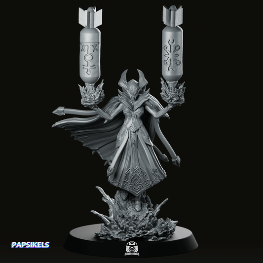 Tagbilaran Artillery Witch Miniature - Papsikels Miniatures - We Print Miniatures