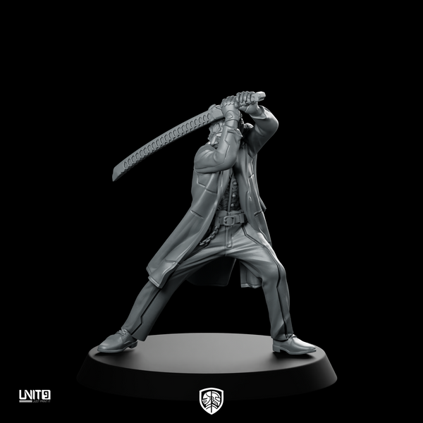 Taiga Kazunobu 04b Cyberpunk Miniature Sword Assassin