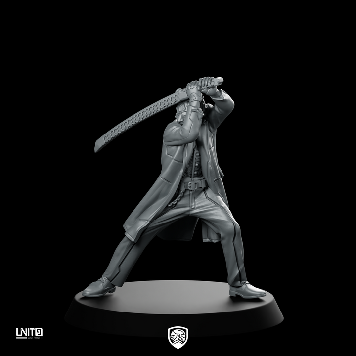 Taiga Kazunobu 04b Cyberpunk Miniature Sword Assassin