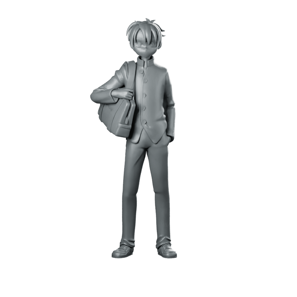 Takedo Miniature Anime JRPG Hero Traveler Adventurer - RN Estudio - We Print Miniatures