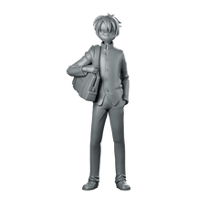 Takedo Miniature Anime JRPG Hero Traveler Adventurer - RN Estudio - We Print Miniatures