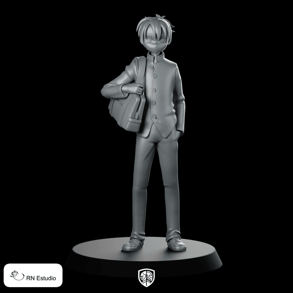 Takedo Miniature Anime JRPG Hero Traveler Adventurer - RN Estudio - We Print Miniatures