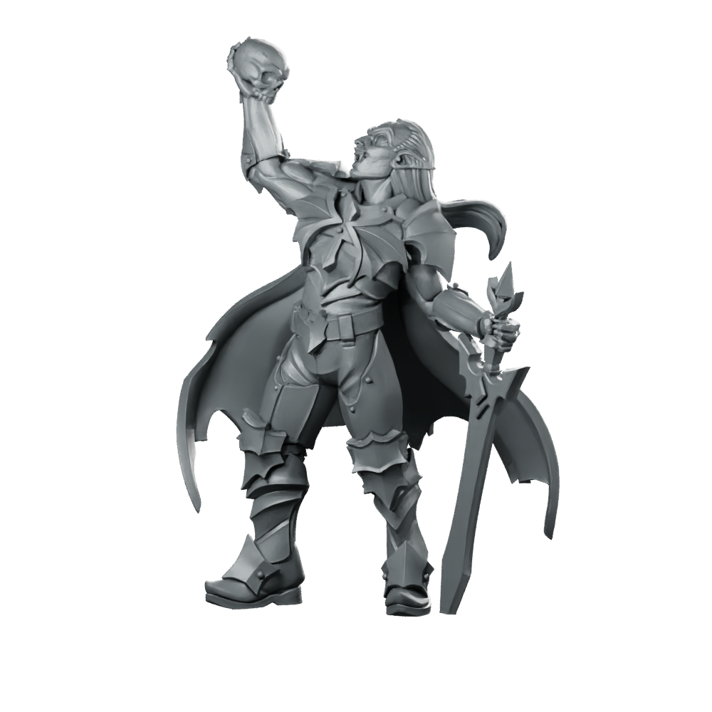 Talon Speaking to Death Miniature Vampire Skull Monologue Miniature 360 Spin 01