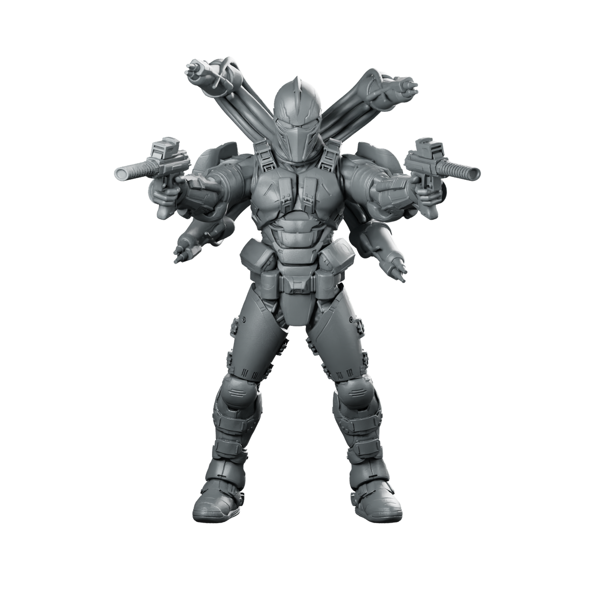 Tarantulord Cyber Bounty Hunter 3 Miniature Miniature 360 Spin 01