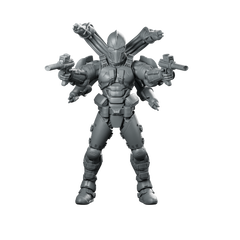 Tarantulord Cyber Bounty Hunter 3 Miniature Miniature 360 Spin 01
