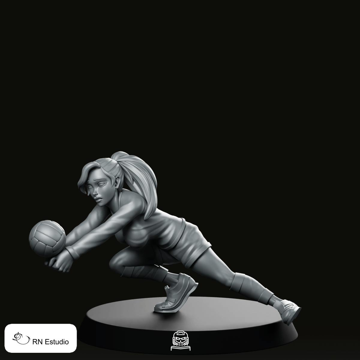 Taylor Volleyball Miniature - RN Estudio - We Print Miniatures