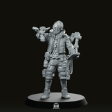 Techno Jack 02 Cyberpunk Miniature - Unit9 - We Print Miniatures