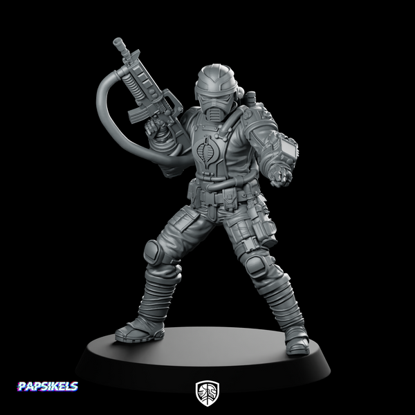 Techno Viper 1 Miniature Armored Sci-Fi Trooper