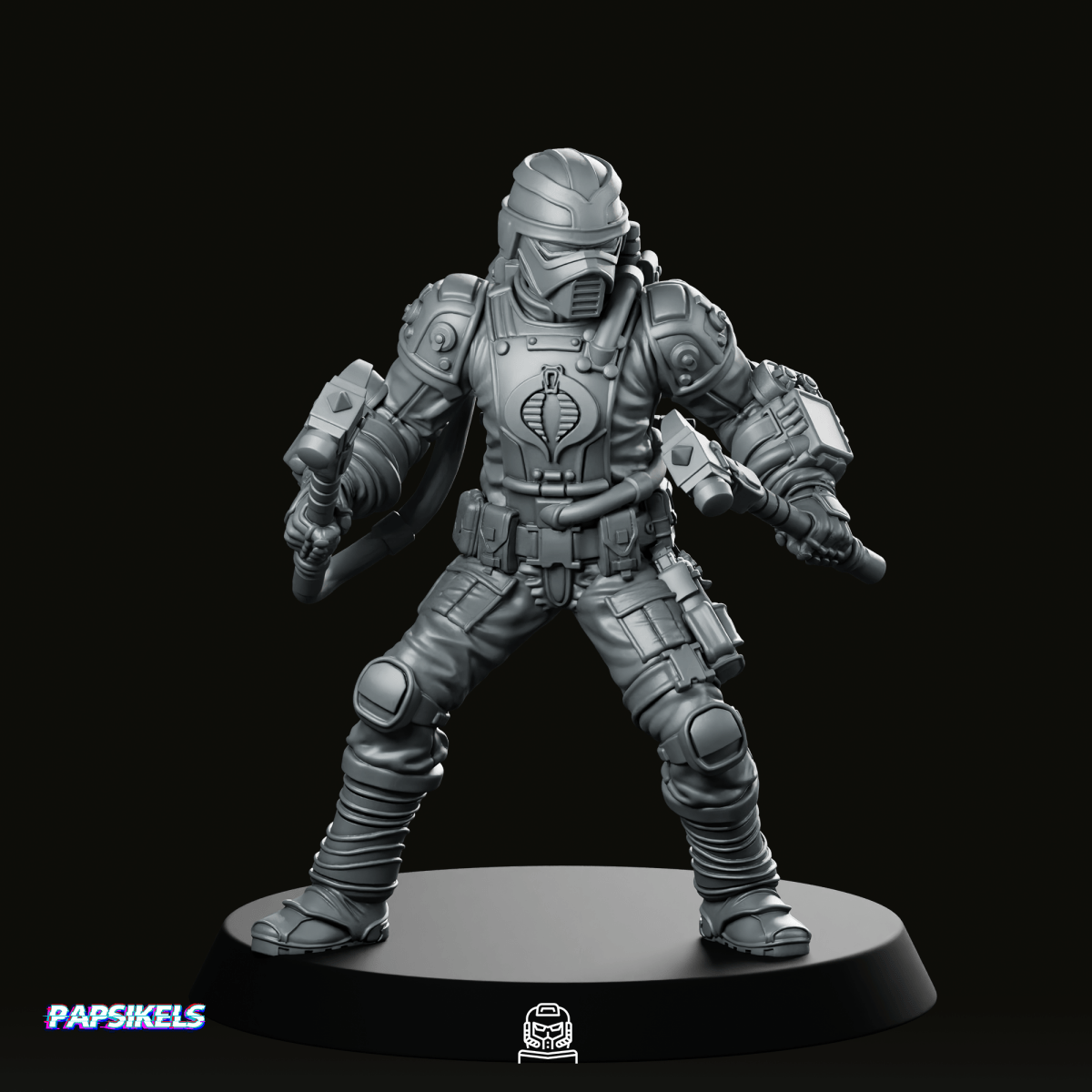 Techno Viper 2 Miniature - Papsikels Miniatures - We Print Miniatures