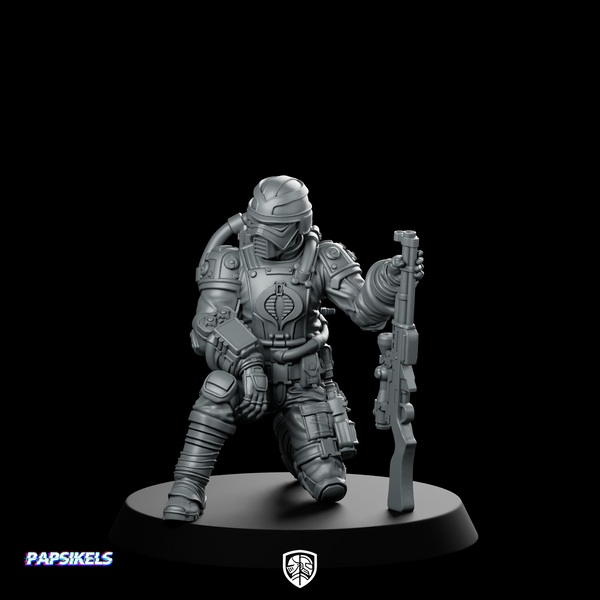 Techno Viper 3 Miniature Sci-Fi Soldier Trooper