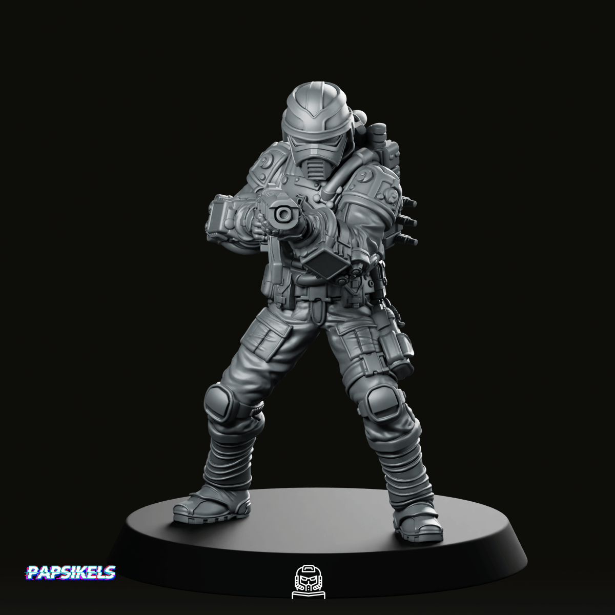 Techno Viper 4 Miniature - Papsikels Miniatures - We Print Miniatures