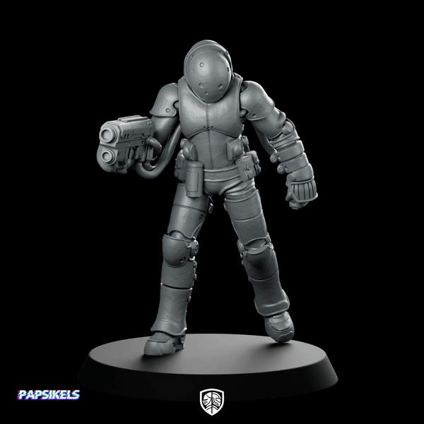 Technomad Scavenger A Miniature Cyberpunk Sci - Fi Resin - Papsikels Miniatures - We Print Miniatures
