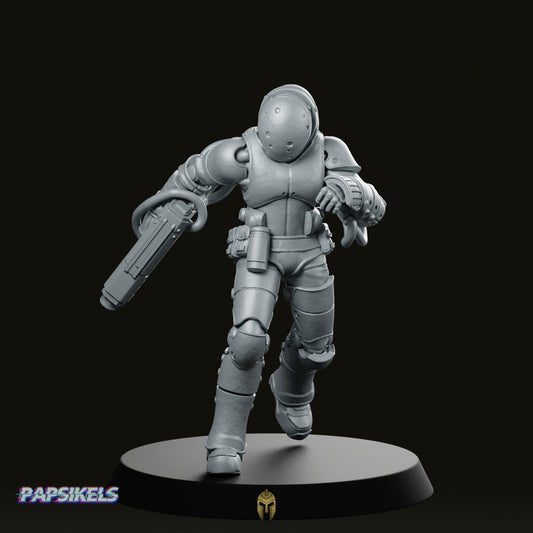 Technomad Scavenger C Miniature -Papsikels Miniatures - We Print Miniatures