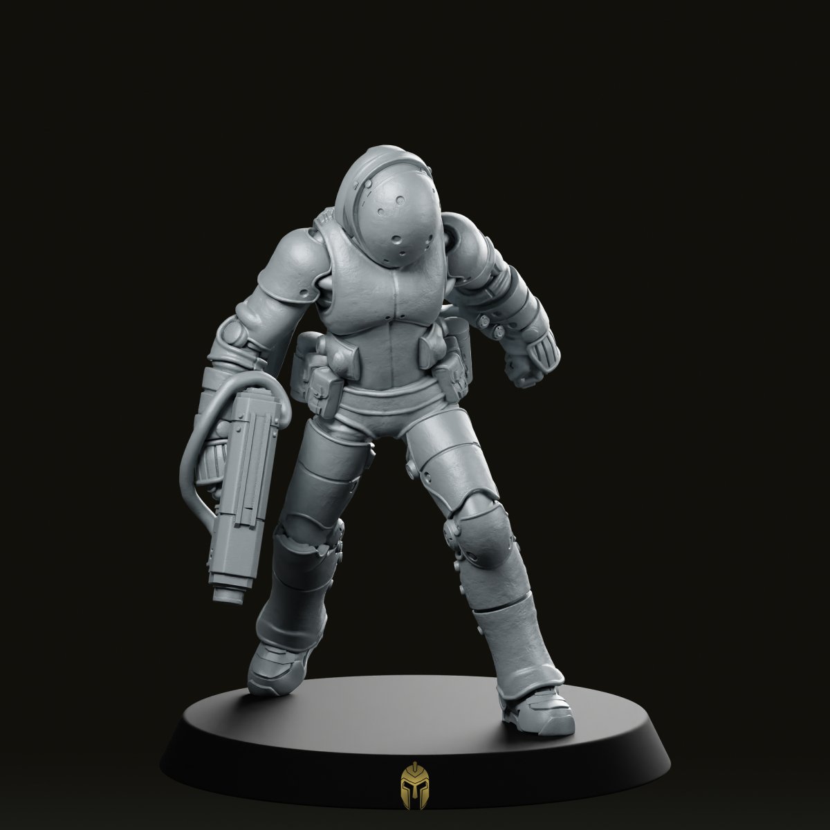 Technomad Scavenger D Miniature -Papsikels Miniatures - We Print Miniatures